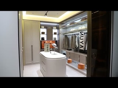 Il moderno e intelligente cammina nell'armadio.