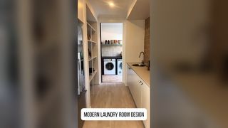 Design moderno della lavanderia