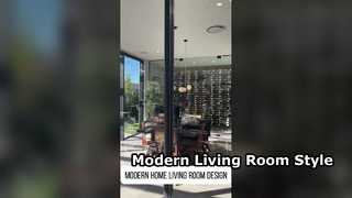 Design moderno del soggiorno domestico