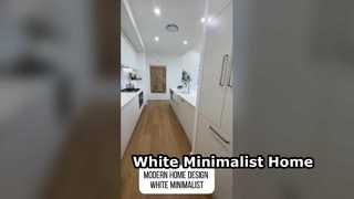 Design moderno per la casa bianco minimalista