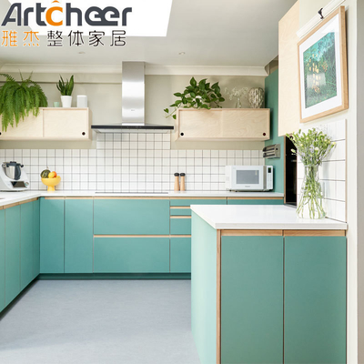 comprare Armadietti da cucina con finitura in lacca durevole isola e materiale di grado E1 di design moderno fabbricazione online