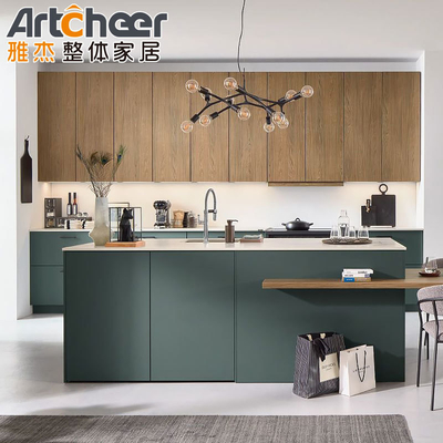 comprare Disegno Massello di Legno Porta Pannello Armadi da cucina con tavolo Mezzo Bullnose stratificato fabbricazione online