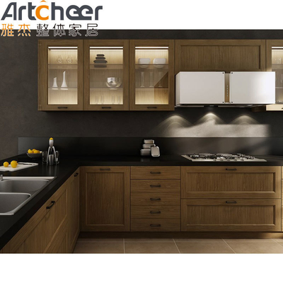 comprare Armadio a colori a LED personalizzato Armadio cucina in stile italiano con design classico fabbricazione online