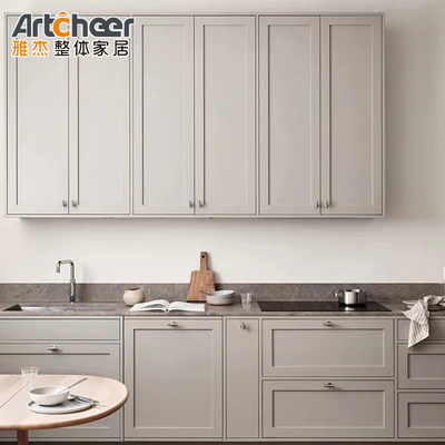 comprare Flat Edge Countertop Eased Edge Moderno Modulare Cucina Gabinetto per l'assemblaggio senza problemi fabbricazione online