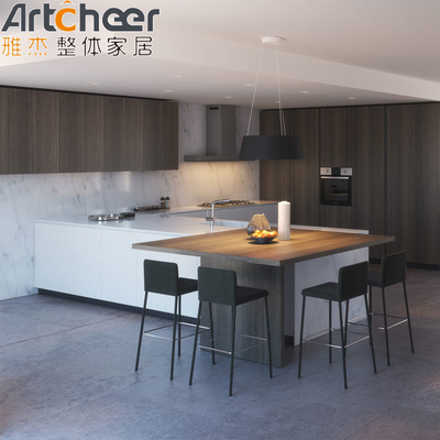 comprare Portelli in vetro bianco Trattamento superficiale con lacca Armadi da cucina modulari per la progettazione di progetti fabbricazione online