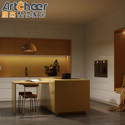 comprare Arredamento di cucina di piccola casa Moderno design realizzato con materiale di carcassa in compensato fabbricazione online