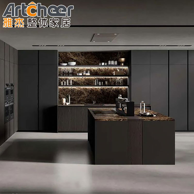 comprare Island Modular Import Style 2023 Disegni di armadietti da cucina con durabilità del materiale MDF fabbricazione online
