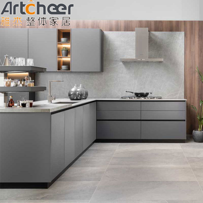 comprare Disegno cucina piccola con stili giapponesi L formato armadi cucina e pull down funzione fabbricazione online