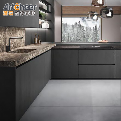 comprare Arredamento di cucina RTA Noce Completa Stile Europeo Luxury Legno Nero Disegni USA Italia fabbricazione online