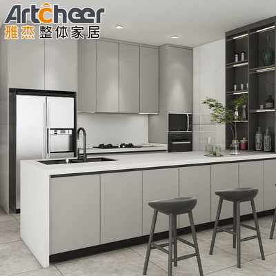 comprare Mobili da cucina moderni Armadio da cucina con design da barbecue all'aperto e divano fabbricazione online