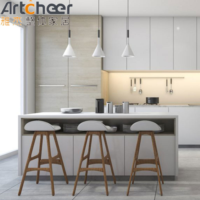 comprare Armadio da cucina con isola in modulo/RTA o personalizzato fabbricazione online