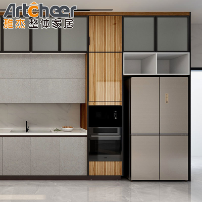 comprare Migliora la tua casa con armadietti da cucina in stile europeo e accessori per contenitori di rifiuti fabbricazione online