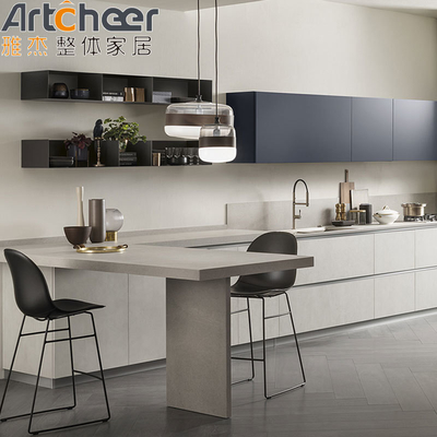 comprare Disegno di cucina senza mani con tavolo da pranzo isolato e accessori del rubinetto in Australia fabbricazione online