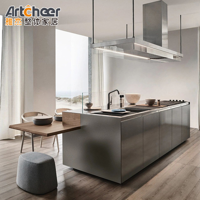 comprare Durabile design europeo di lusso arredamento di cucina in stile moderno con accessori RICE BOX fabbricazione online