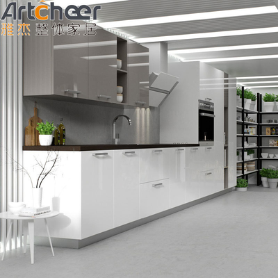 comprare Smart Luxury Style Arredamento per cucina Arredamento per cucina Isola bianca Set con design moderno fabbricazione online