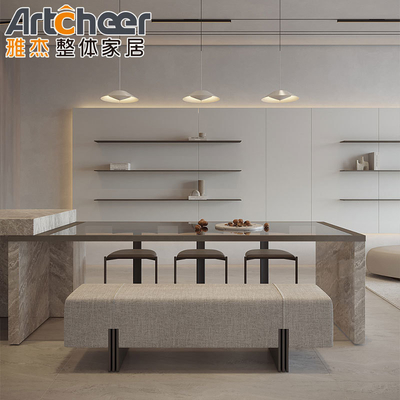 comprare Dispositivo per la cucina di lusso in legno massello a misura personalizzata con bancone Full Bullnose fabbricazione online