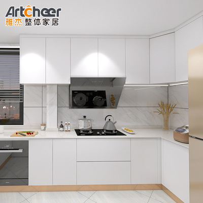 comprare Armadi di base Pvc alto lucido moderno armadio da cucina angolo con competitivo fabbricazione online