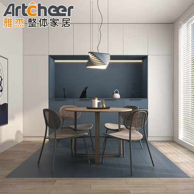 comprare E1/Materiale eco-compatibile Moderno Contemporaneo Bianco PVC RTA Shaker Kitchen Cabinet fabbricazione online