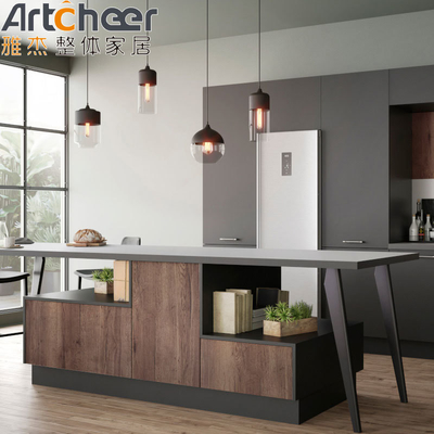 comprare Armadi di cucina modulari in compensato su misura americana per mobili di cucina moderni fabbricazione online