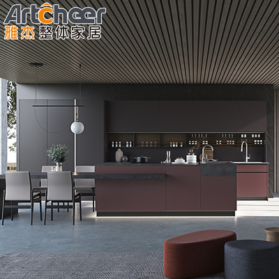 comprare Isole di cartoni modulari Armadi da cucina per contenitori Casa villa in colore Bodex fabbricazione online
