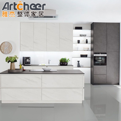 comprare Armadietti porta cassetto base Armadietti da cucina di colore bianco con deposito a tiro in bambù fabbricazione online