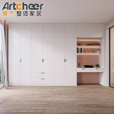 comprare Camera da letto regolabile In legno massello Armario modulare moderni armabile Custom Walk in Armario fabbricazione online
