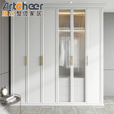 comprare Scuola Melammina Legno Walk-In Bianco Armadio Porta Scorrevole Con Disegno Aperto fabbricazione online