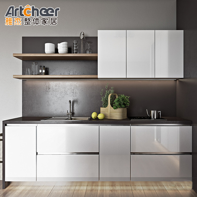 comprare Chennai Home Modern Luxury Kitchen Cabinet con cabinet a parete resistente e set completo fabbricazione online