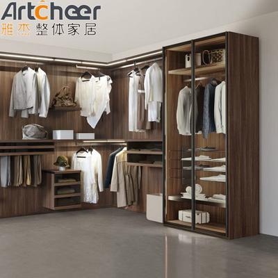 comprare Dimensioni personalizzate Camminare in camera da letto Armadio da parete per donne Moderno Stile Disegno aperto Altezza regolabile fabbricazione online