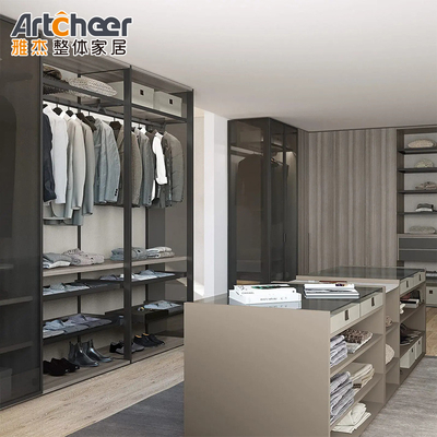 comprare Customized Walk in Wardrobes in Complete Set for Luxury Bedroom Resorts Arredamento fabbricazione online