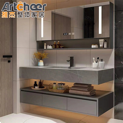 comprare Armadietto di cucina e bagno in legno moderno con vasca impermeabile fabbricazione online