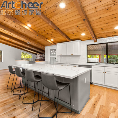 Materiale da bancone in resina Armadio completo in stile Hamptons con 2 porte