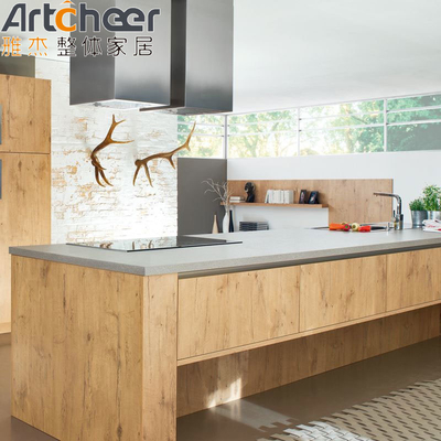 Arredamento di cucina in compensato a colori personalizzati