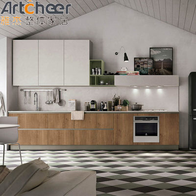 Armadietto per la base del lavandino dell'isola a colori personalizzato con armadietto per la cucina in stile in legno PANEL moderno