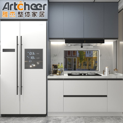 Crea un aspetto moderno nella cucina del tuo appartamento con la porta dell' armadietto da cucina in melamina in PVC
