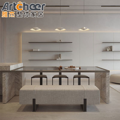 Dispositivo per la cucina di lusso in legno massello a misura personalizzata con bancone Full Bullnose