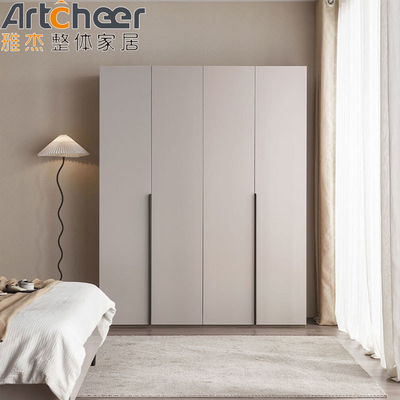 Arredamento per camera da letto Arredamento moderno grigio chiaro Disegno armadio con vestiario appendiabiti e due porte